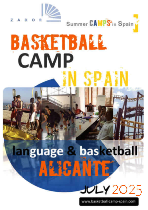 Baskeball Camp Alicante Spain 2023 Brochure