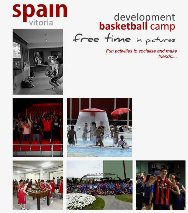 Basketball Camp in Spain: free time activities