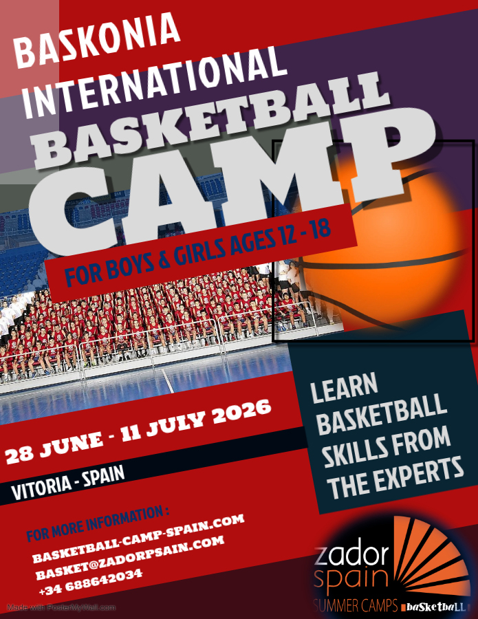 International Basketball Camp Baskonia Vitoria Spain