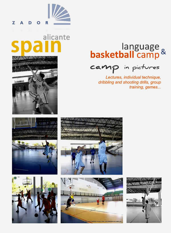 Where is the International Language and Basketball Camp in Spain